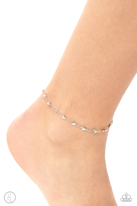 Starry Swing Dance Silver ✧ Anklet