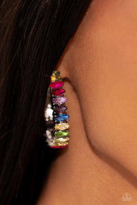 Earrings Hoop,Favorite,Life of the Party,Multi-Colored,Rainbow Range Multi ✧ Hoop Earrings