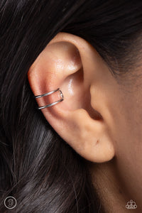 Earrings Ear Cuff,Silver,Metallic Moment Silver ✧ Cuff Earrings