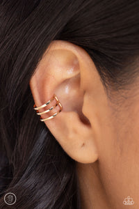 Earrings Ear Cuff,Gold,Metro Mashup Gold ✧ Cuff Earrings
