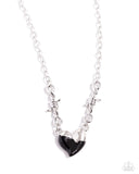 Trendy Tribute Black ✧ Heart Necklace