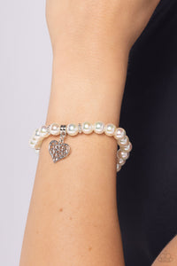 Bracelet Stretchy,Hearts,Light Pink,Pink,Valentine's Day,Prim and Pretty Black ✧ Stretch Bracelet