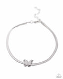 A FLIGHT-ing Chance Silver ✧ Butterfly Anklet