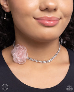 Light Pink,Necklace Choker,Necklace Short,Pink,Rosy Range Pink ✧ Choker Necklace