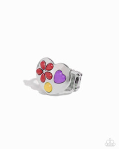 Hearts,Multi-Colored,Purple,Red,Ring Wide Back,Yellow,Spirited Shapes Red ✧ Heart Ring