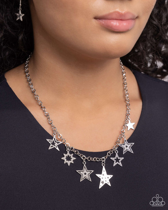 Starstruck Sentiment Black ✧ Star Necklace