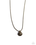 Seashell Simplicity Brass ✧ Necklace