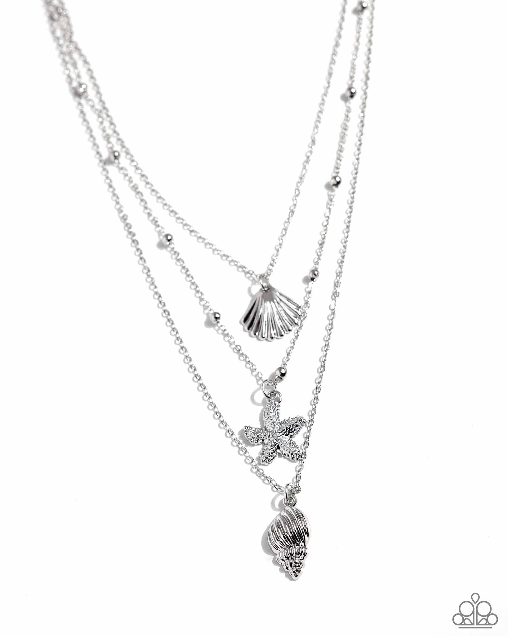 Coastal Couture - Silver Necklace - Paparazzi Accessories