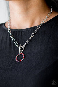 Bracelet Toggle,Necklace Short,Necklace Toggle,Red,All In Favor Red ✧ Necklace