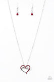 Heart To HEARTTHROB Red ✧ Necklace Short