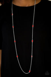Necklace Long,Red,In Season Red ✨ Necklace