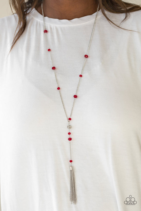 Out All Night Red ✨ Necklace Long