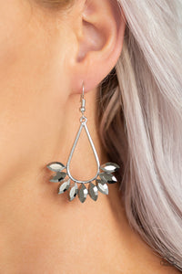 Earrings Fish Hook,Hematite,Silver,Be On Guard Silver ✧ Earrings