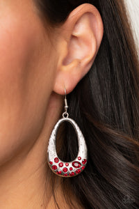 Earrings Fish Hook,Red,Better LUXE Next Time Red ✧ Earrings