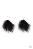 BOA Down Black ✧ Feather Post Earrings Post Earrings