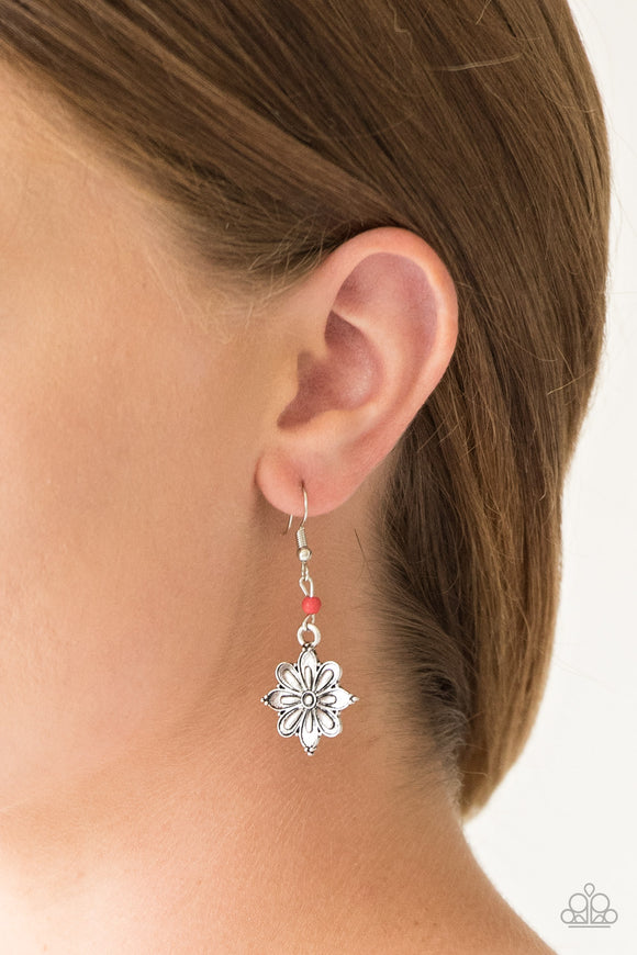 Cactus Blossom Red ✧ Earrings Earrings