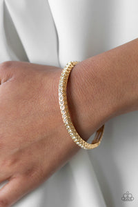 Bracelet Stretchy,Gold,Cha Cha Ching! Gold  ✧ Bracelet
