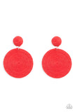 Circulate The Room Red ✧ Post Earrings Post Earrings