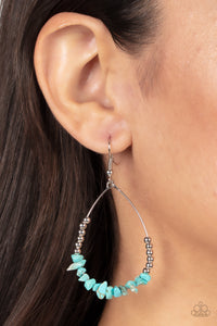 Blue,Earrings Fish Hook,Turquoise,Come Out of Your SHALE Blue ✧ Earrings