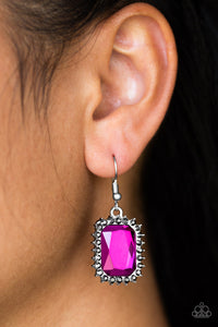 Earrings Fish Hook,Pink,Downtown Dapper Pink ✧ Earrings
