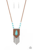 Enchantingly Tribal Blue ✨ Necklace Long