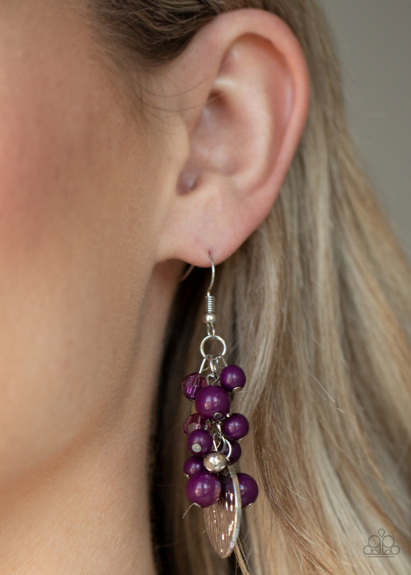 Fruity Finesse Purple ✧ Earrings Earrings
