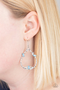 Blue,Earrings Fish Hook,Lotus Ice Blue ✧ Earrings