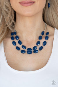 Blue,Necklace Short,Max Volume Blue ✨ Necklace