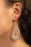 Metallic Meltdown Rose Gold ✧ Earrings Earrings