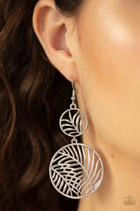 Earrings Fish Hook,Silver,Palm Oasis Silver ✧ Earrings