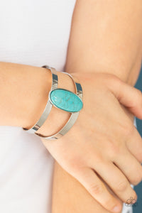 Blue,Bracelet Cuff,Quarry Queen Blue ✧ Bracelet