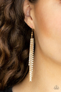 Earrings Fish Hook,Gold,Red Carpet Bombshell Gold ✧ Earrings