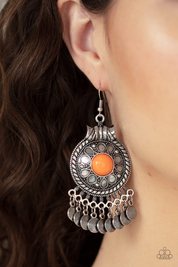 Rural Rhythm Orange ✧ Earrings Earrings