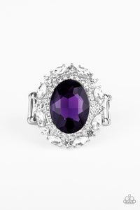 Purple,Ring Wide Back,Show Glam Purple ✧ Ring