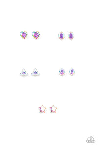 Iridescent,Multi-Colored,Oil Spill,SS Earring,Iridescent Oil Spill Starlet Shimmer Earring