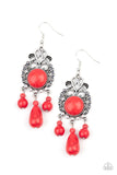 Stone Bliss Red ✧ Earrings Earrings