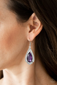 Earrings Fish Hook,Purple,Superstar Stardom Purple ✧ Earrings