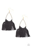 Tassel Treat Black ✧ Tassel Earrings Earrings