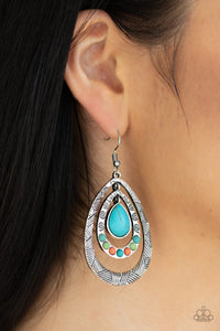 Earrings Fish Hook,Multi-Colored,Terra Teardrops Multi ✧ Earrings
