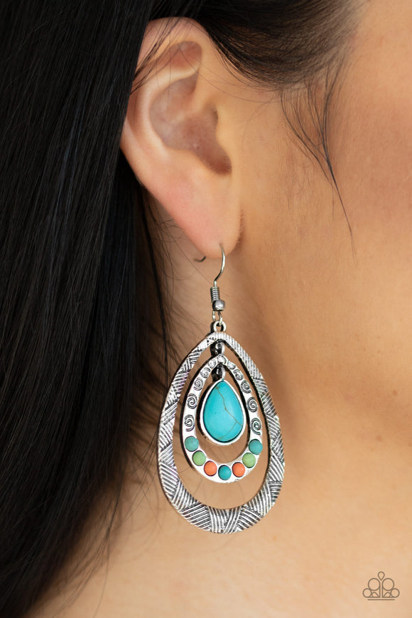 Terra Teardrops Multi ✧ Earrings Earrings