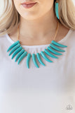 Tusk Tundra Blue ✧ Necklace Life of the Party Necklace