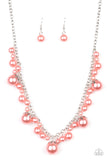 Uptown Pearls Orange ✨ Necklace Short