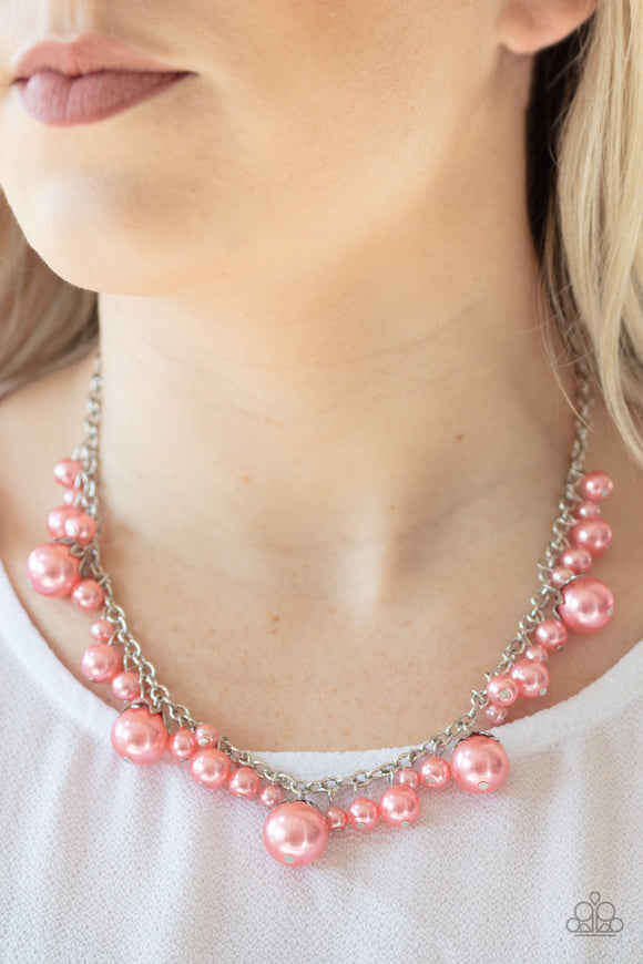 Uptown Pearls Orange ✨ Necklace Short