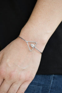 Bracelet Hinged,White,Gorgeously Giza White  ✧ Bracelet