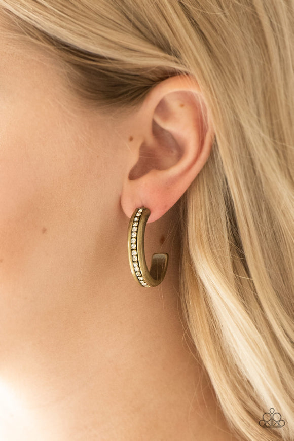 5th Avenue Fashionista Brass ✧ Hoop Earrings Hoop Earrings