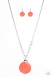 A Top-SHELLer Orange ✧ Necklace Long