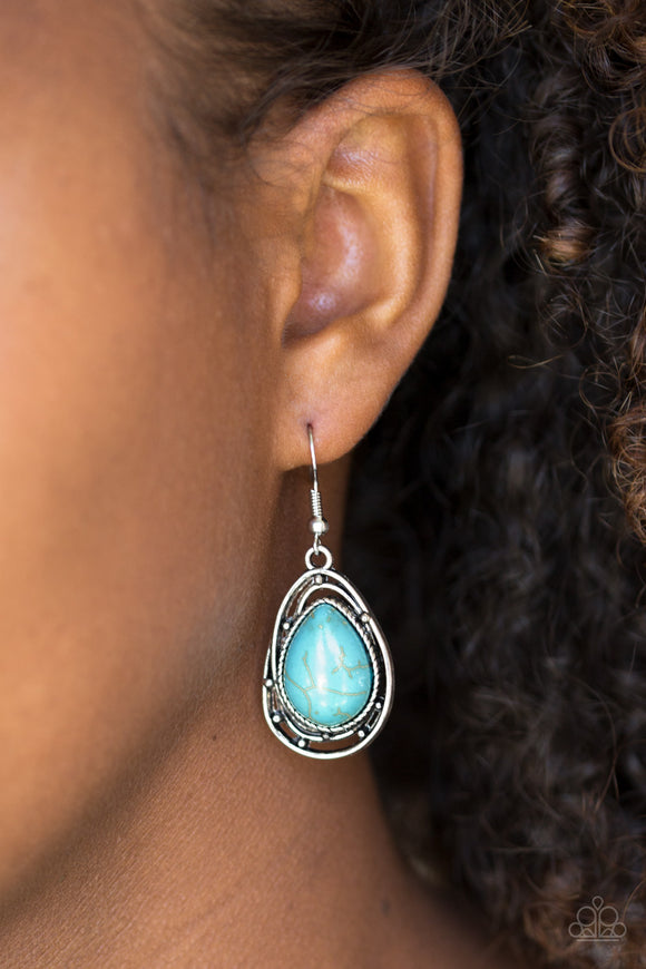 Abstract Anthropology Blue ✧ Earrings Earrings