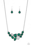 Breathtaking Brilliance Green ✨ Necklace Short