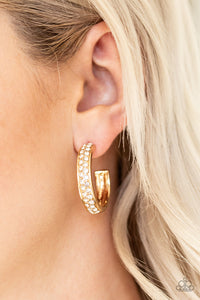 Earrings Hoop,Gold,Cash Flow Gold ✧ Hoop Earrings