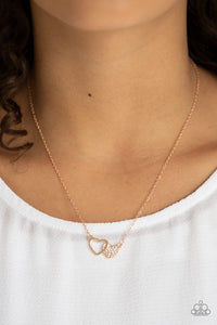 Necklace Short,Rose Gold,Sets,Charming Couple Rose Gold ✨ Necklace